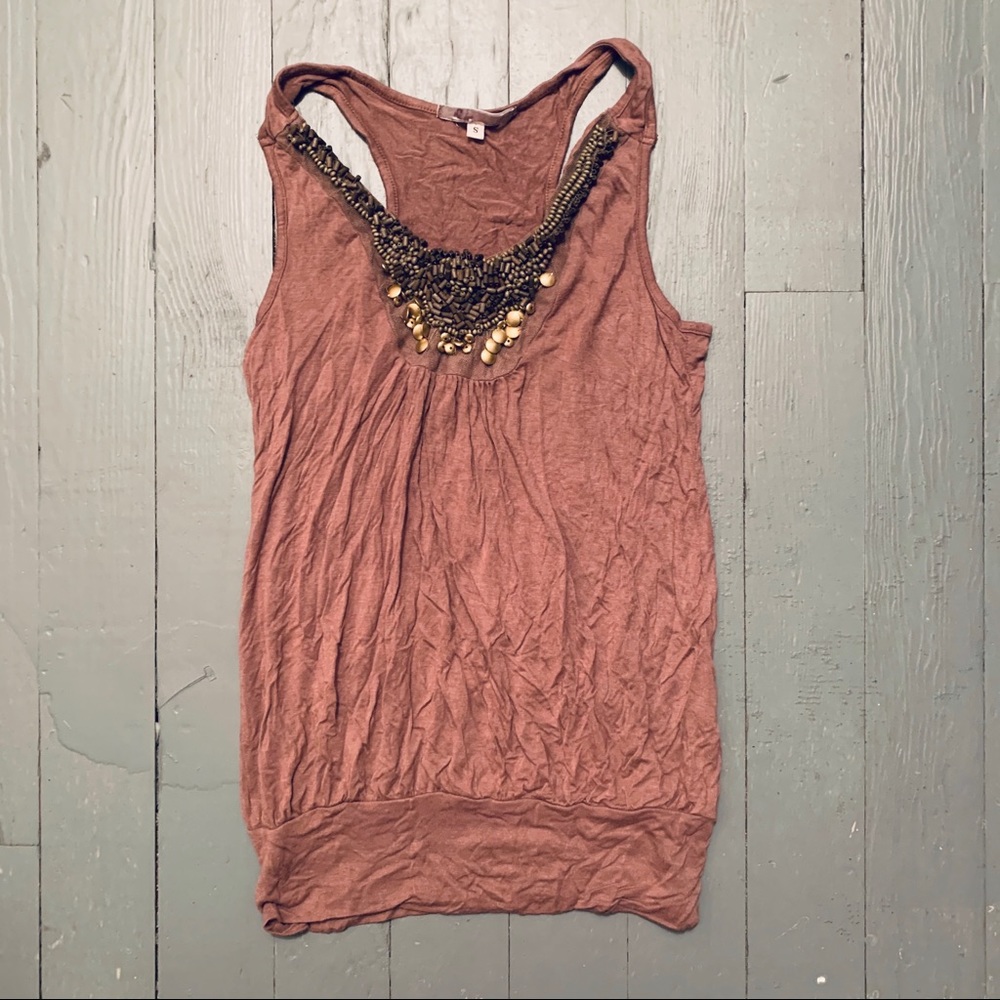 Beaded Dressy Tank Top
